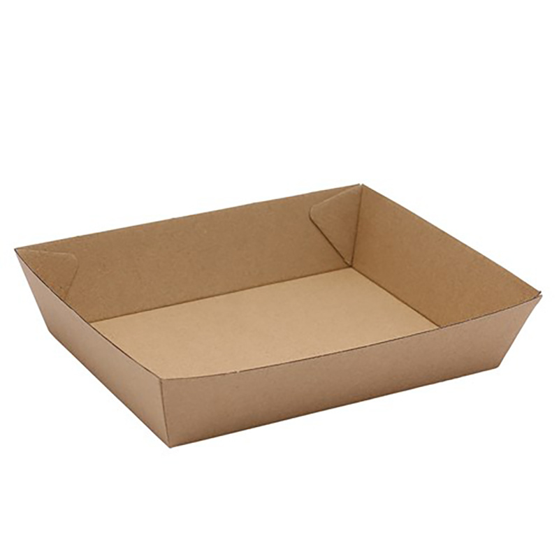 Kraft Brown Food Trayes 180x134x45mm