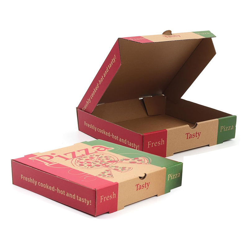 Flexo print pizza boxes