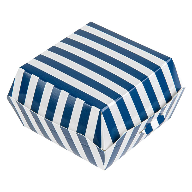 Customizable hamburger boxes