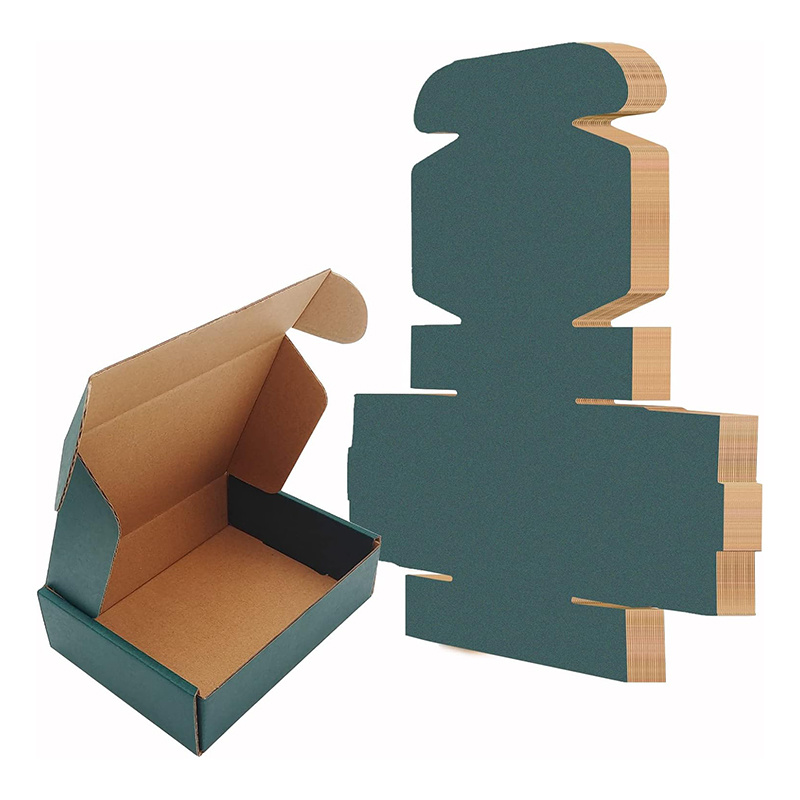 Green gift boxes