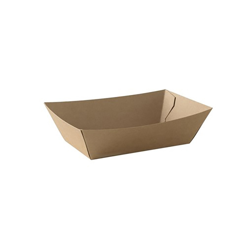 Kraft Brown Food Trayes 130x91X50mm