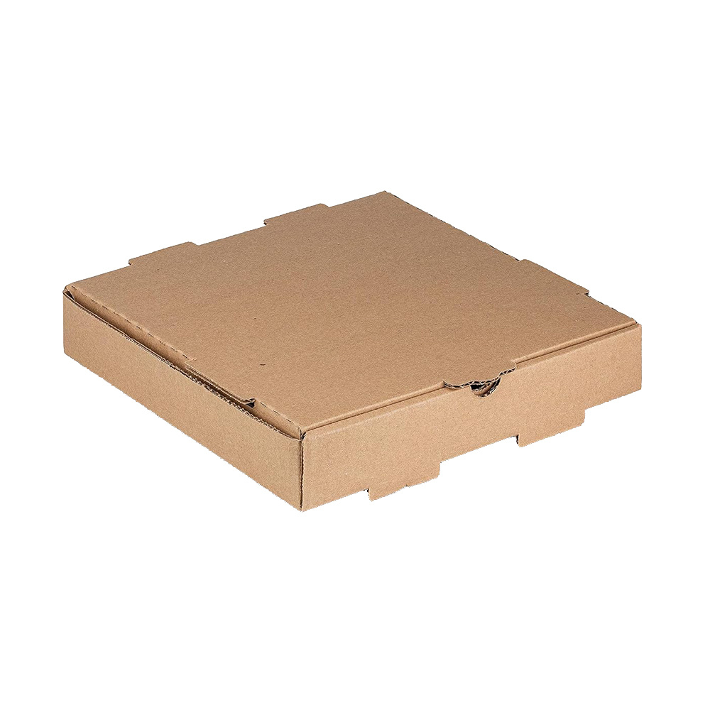 Brown Corrugated Pizza Boxes
