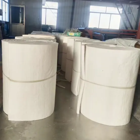 Silicate ceramic fiber blanket
