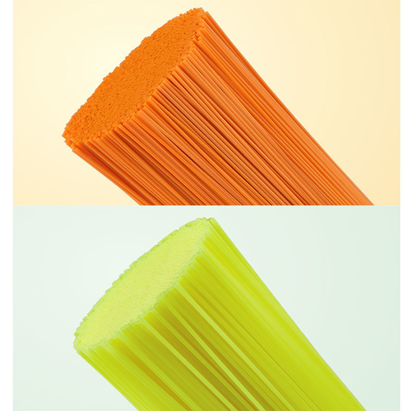 Bio-based degradation brush filament