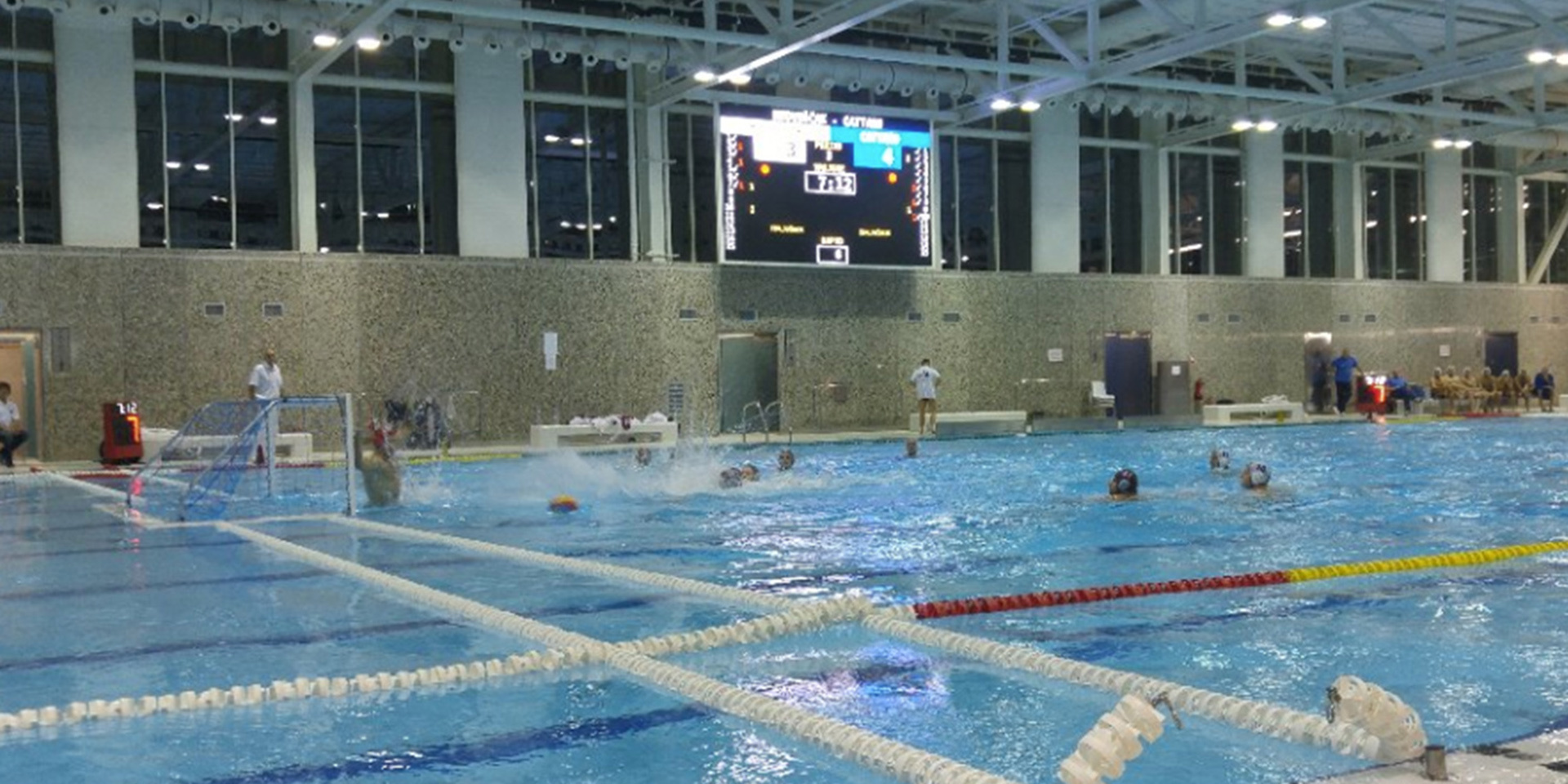 Swimming Pool Scoreboard LED Display Screen in Croatia