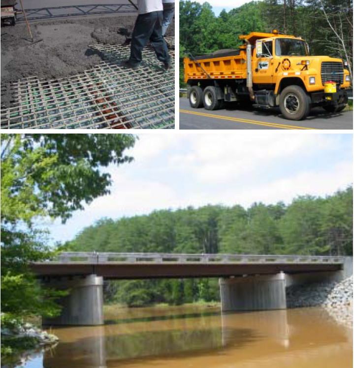 The durability of the bridge deck directly affects the life and maintenance costs of the bridge. The use of composite bar paving can effectively avoid the corrosion of salt and ice.