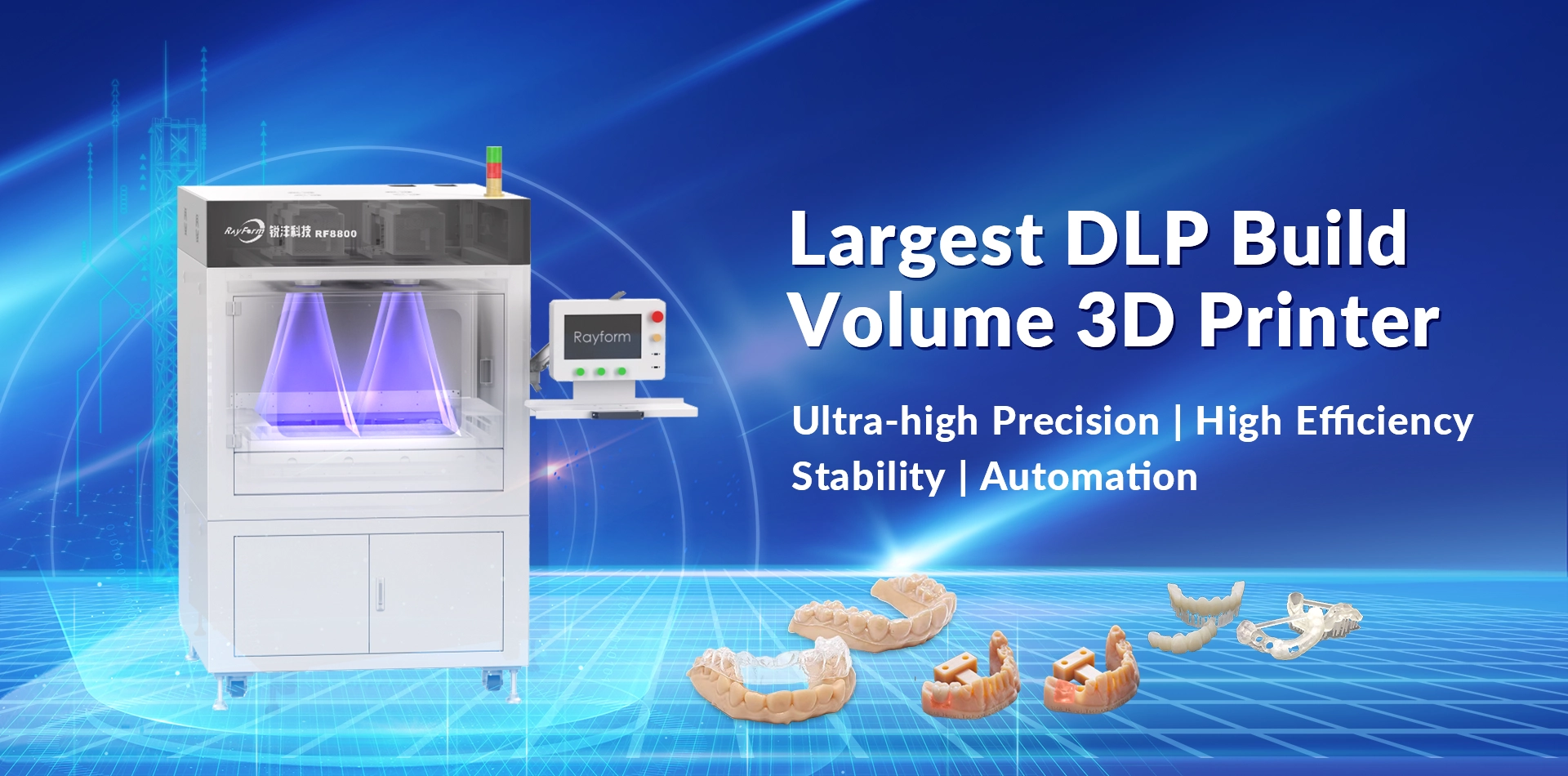 Largest DLp Build Volume 3D Printer