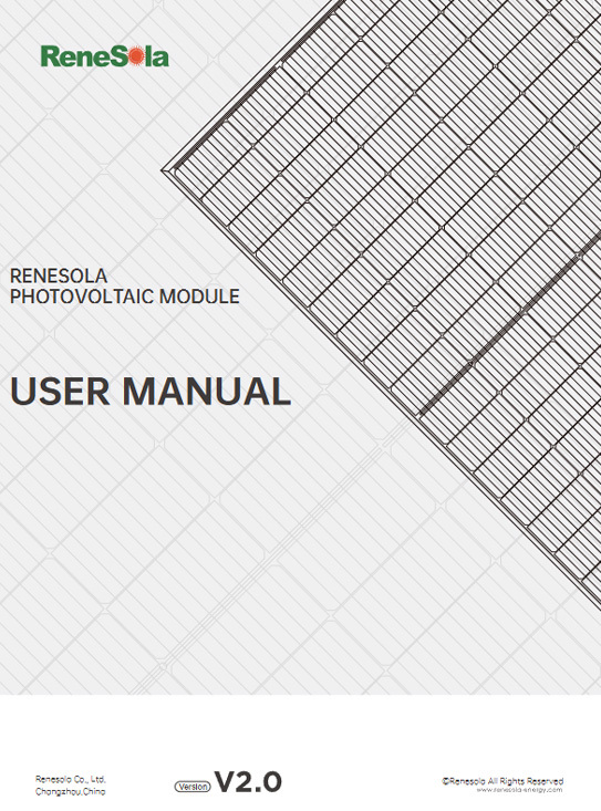 Renesola User Manual