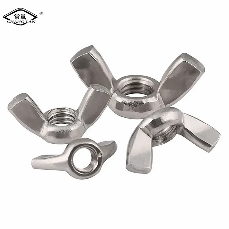 Stainless steel wing nut anchor