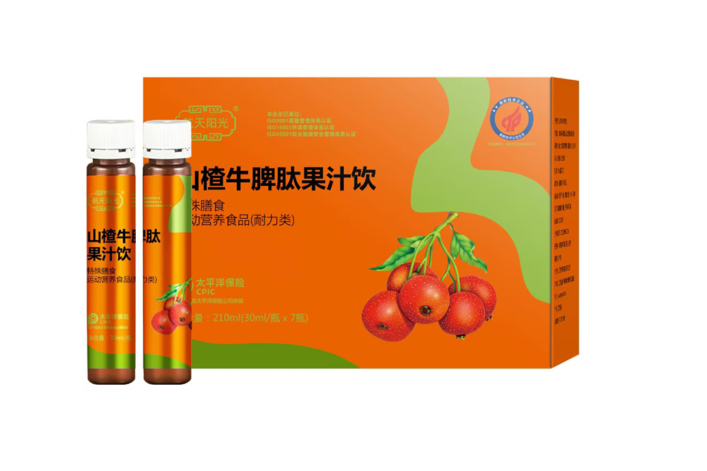 山楂牛脾肽果汁飲