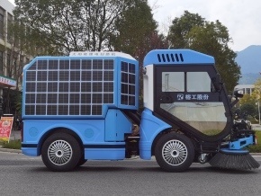 Солнечная дорожная подметально-уборочная машина с литиевым аккумулятором RG-TEV8240