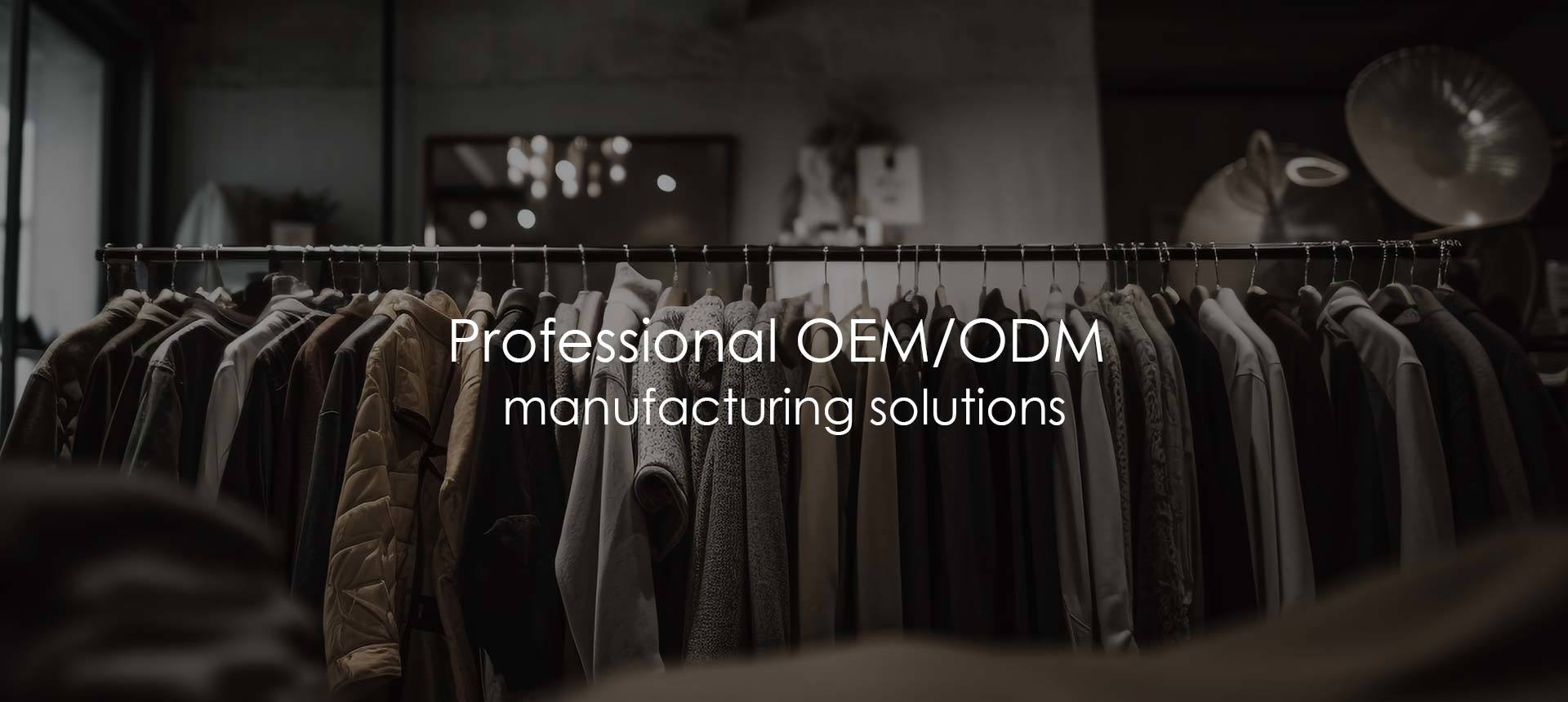 Professional OEM/ODM manufacturing solutions