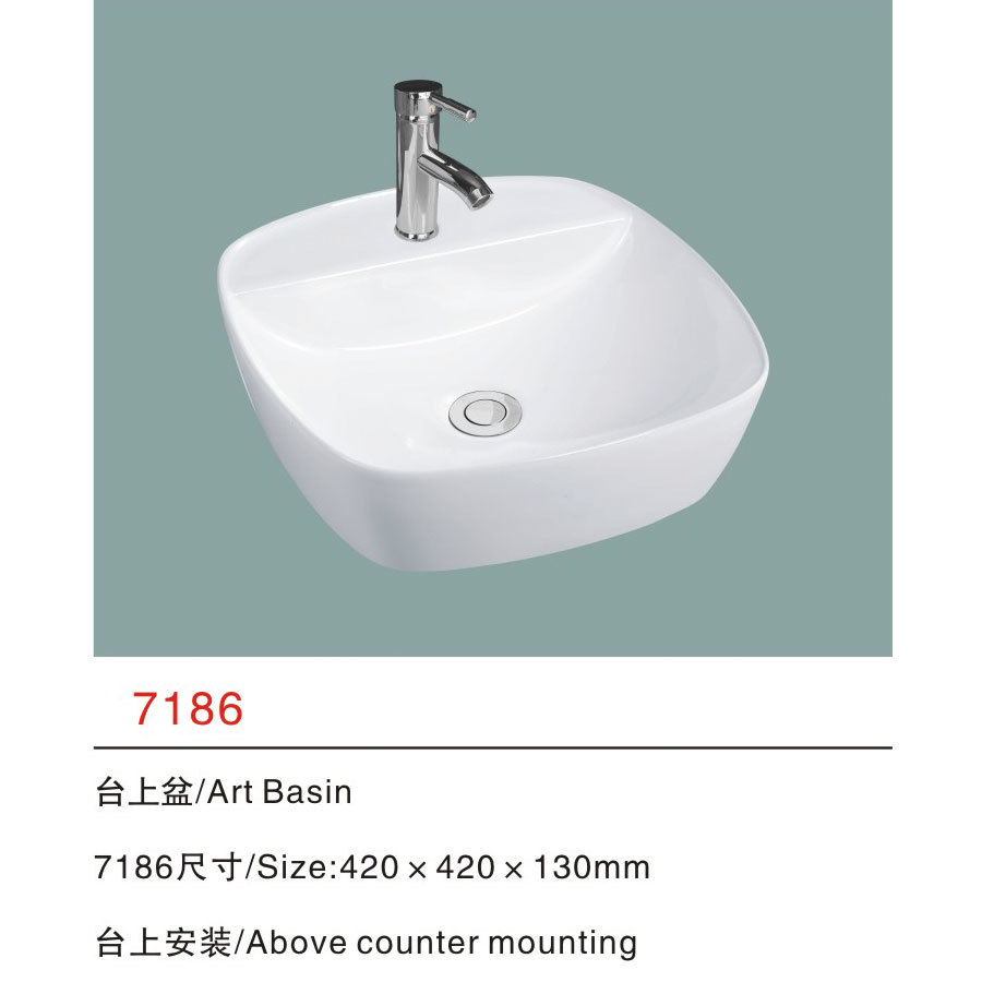 7186 Discount Lavatory above counter basin