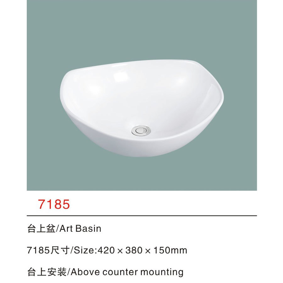 7185 Discount Lavatory above counter basin