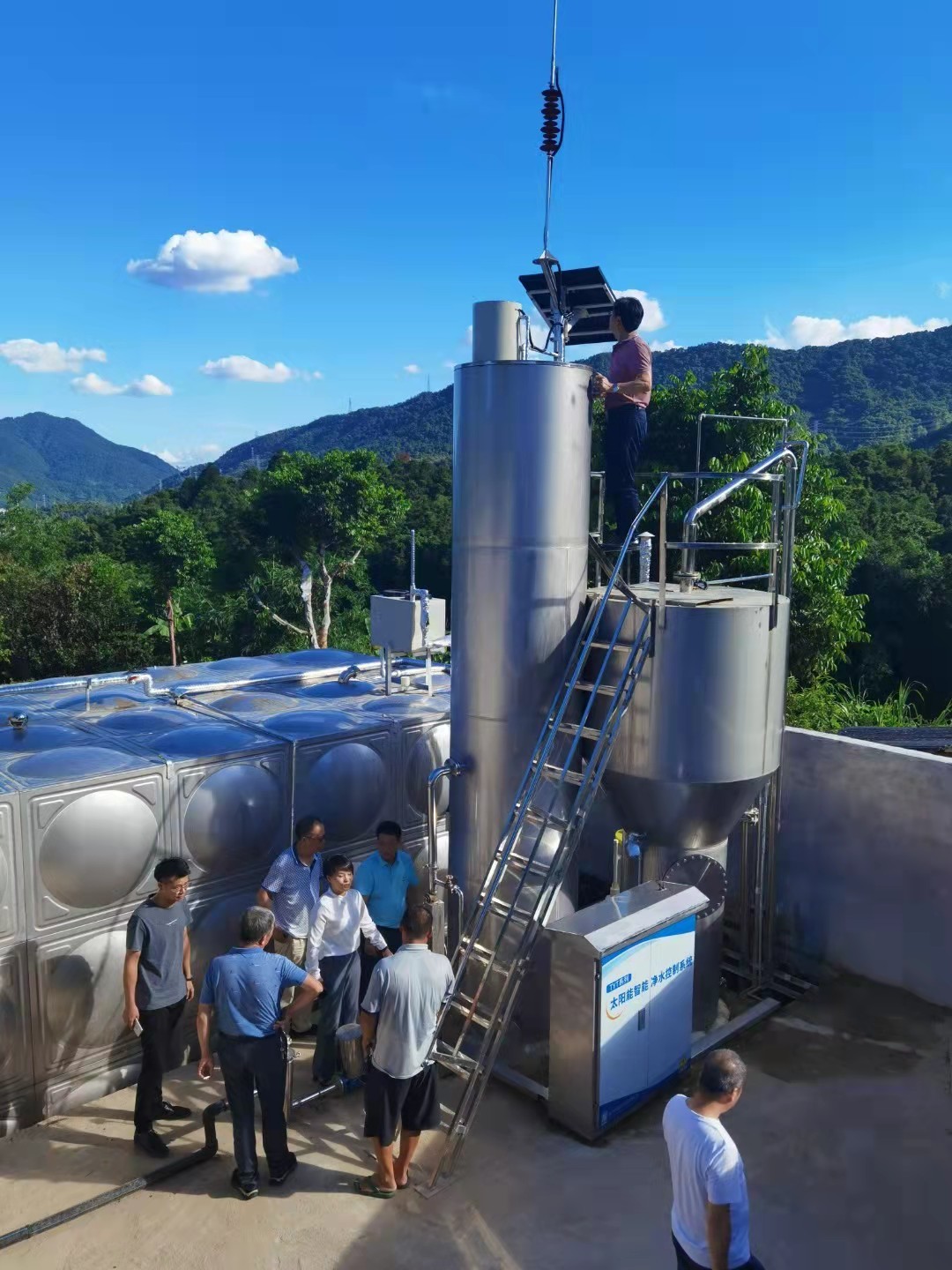 Stainless steel combination water purification equipment