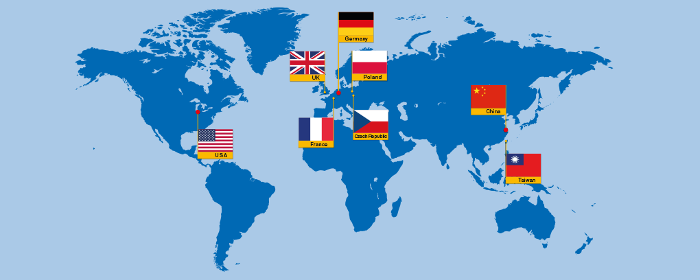 Worldwide NORRES locations Worldwide NORRES locations