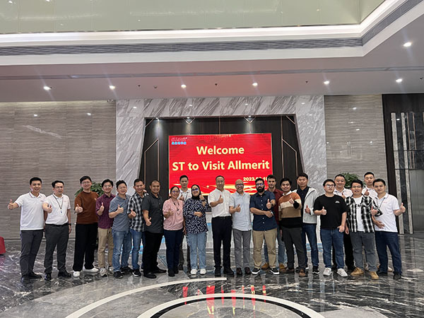 Global electroplating experts from STMicroelectronics visited our company for visit and guidance9