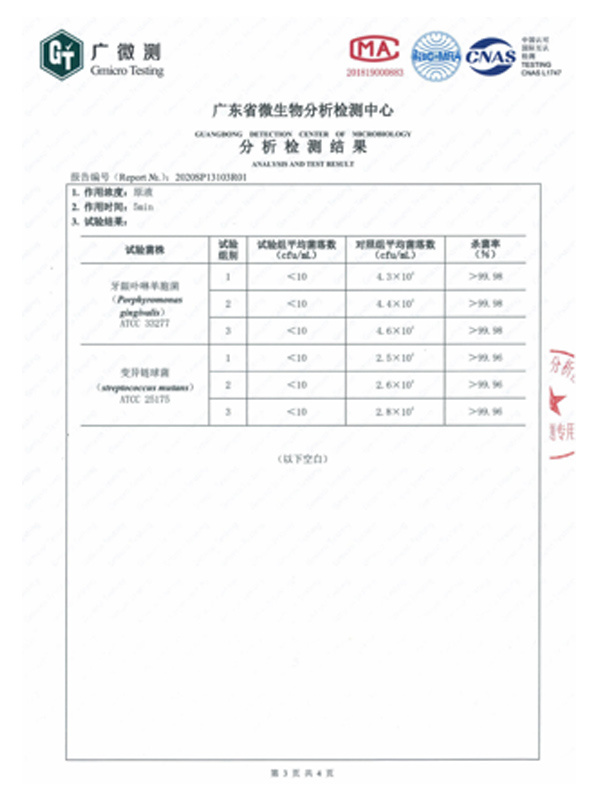 檢測報告