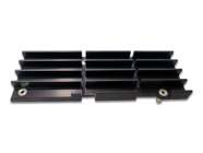 Slotted heat sink