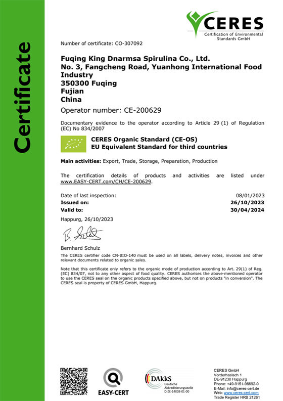 Eu Organic Food Certification