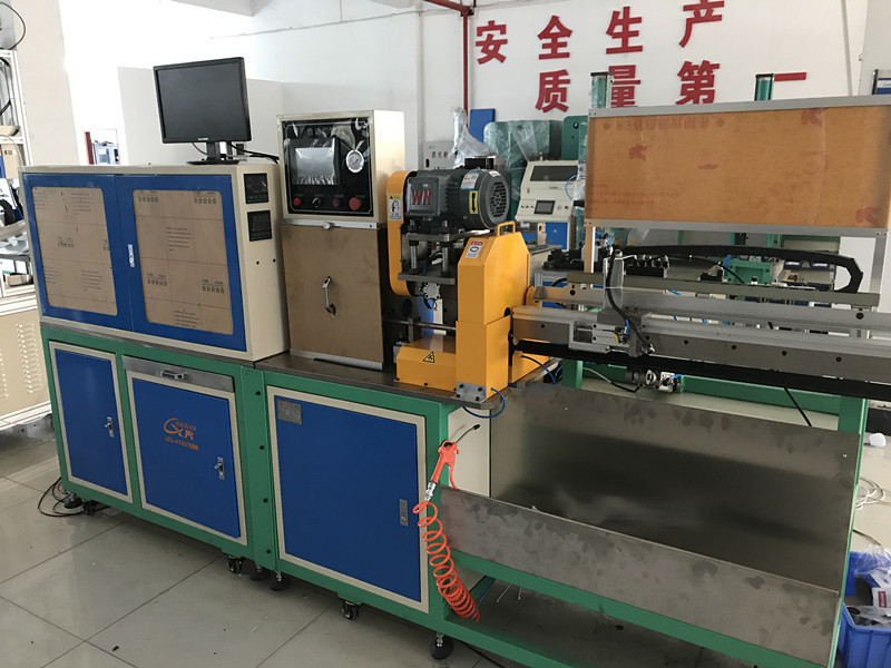 Laser engraving and hot pressing tube integrated machine
