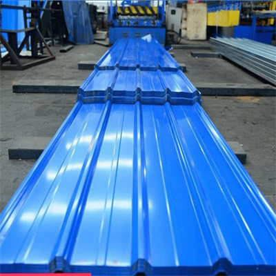 Color coated corrugated roofing sheet