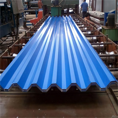 Color coated corrugated roofing sheet