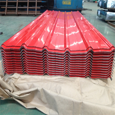 Color coated corrugated roofing sheet