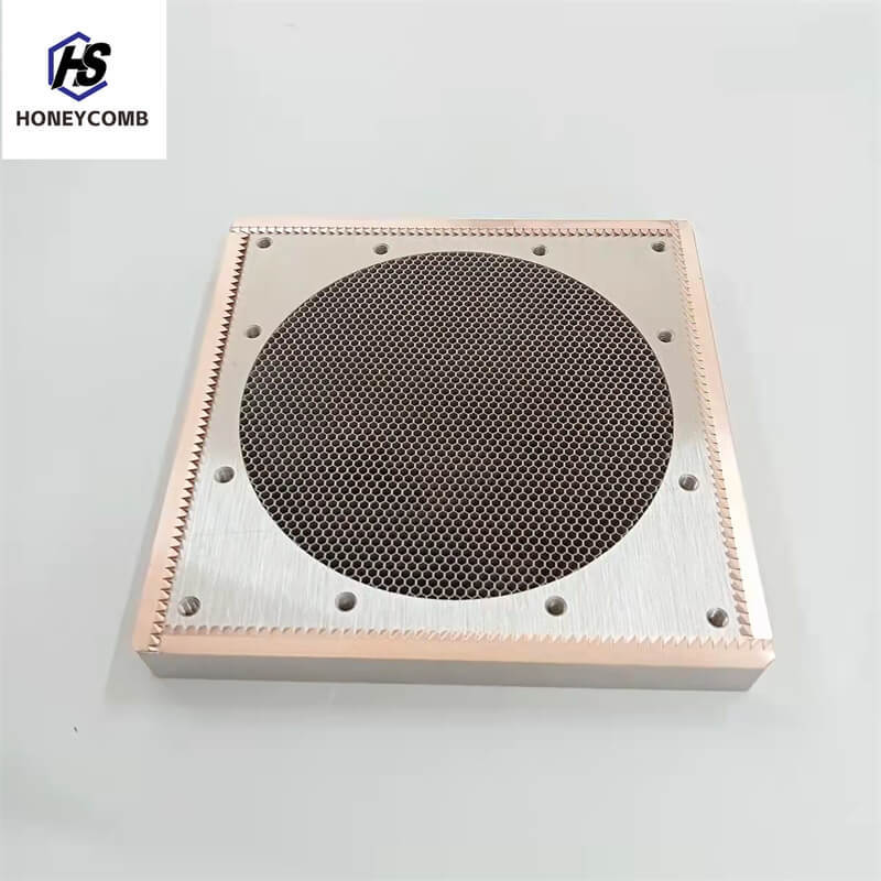 RF shielded honeycomb vent