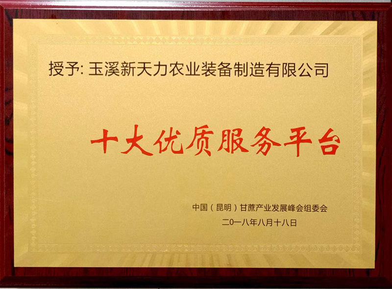十大優質服務平臺
