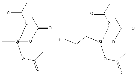 n-丙基三乙酰氧基硅烷与甲基三乙酰氧基硅烷混合物