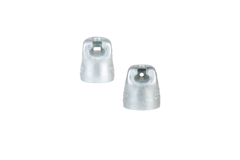 Cap for glass insulator -Socket type