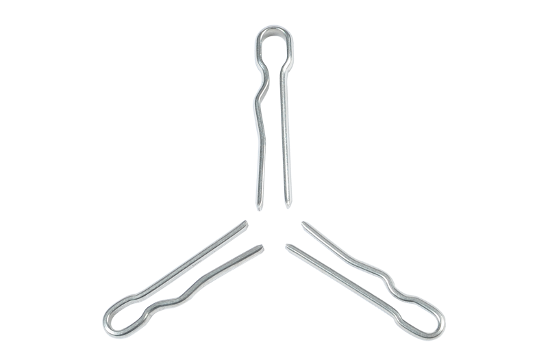 Split-pin for glass insulator - Standard (V) type