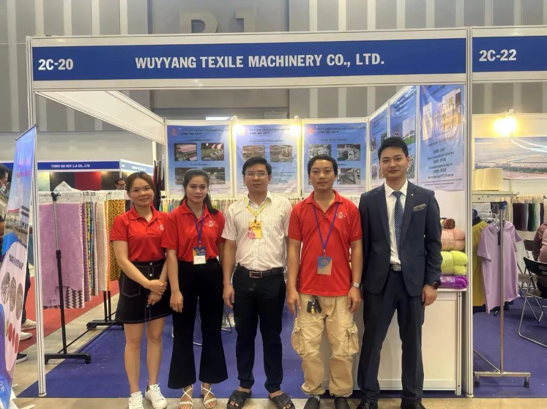 五洋纺机参加2023越南西贡纺织及制衣工业展览会