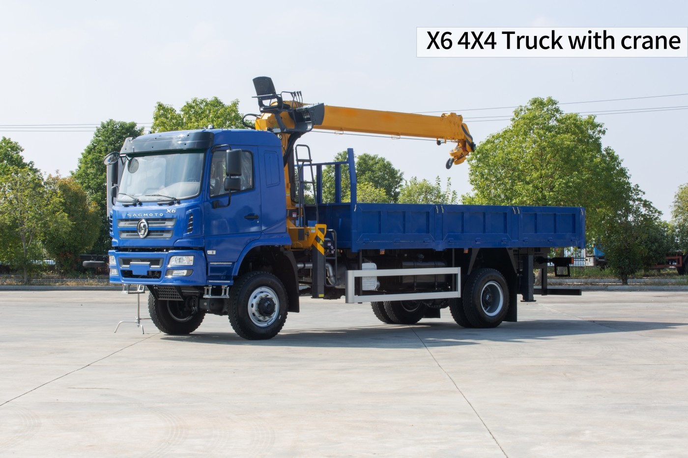 X6 4X4 Truck with crane