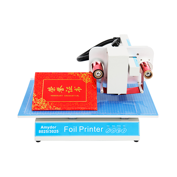 Personalized Customization Digital Certificate Cover Hot Foil Printer Amydor 8025