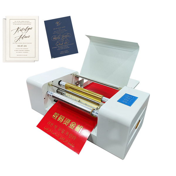 Automatic Paper Feeding Digital Hot Stamping Machine for Wedding Invitation Cards