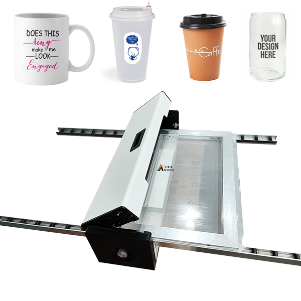 Digital Water Cup Mug Paper Cup Silk Screen Printing Printer,Screen Plate Making Machine