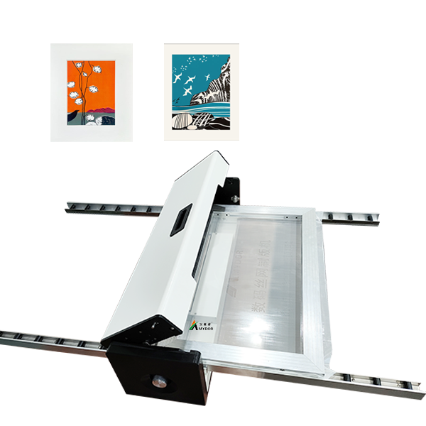 Digital Artwork Printmaking Silk Screen Printing Board Machine AMD550A