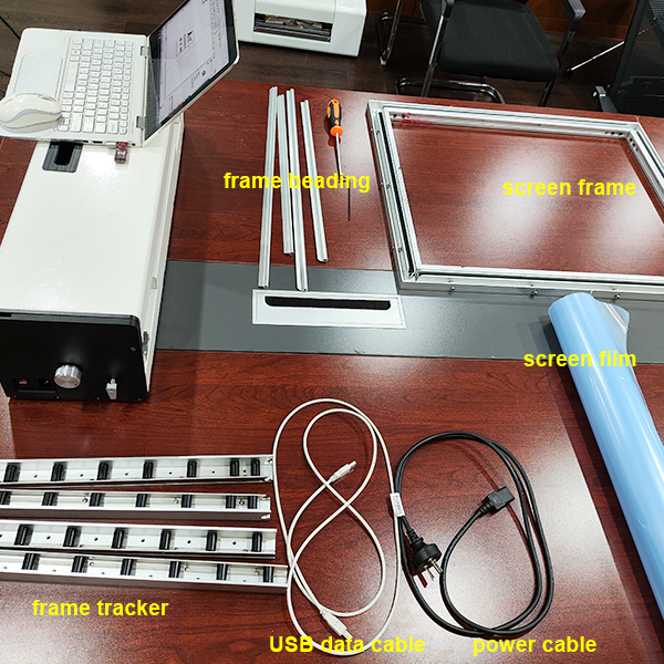 Placa de serigrafía de papel Digital AMD550A, máquina para fabricar serigrafía, impresora sin película