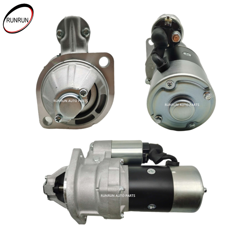 Motor de arranque de excavadora 12V 9T 3.0KW para motores Yanmar 4TNE98 S4D106 129953-77010