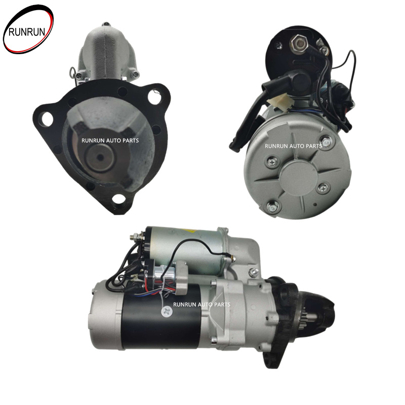 Motor de arranque de 24v 11kw 12t para cargadora de ruedas Komatsu wa500 PC360-7 PC400-7 600-813-9323 6008139323