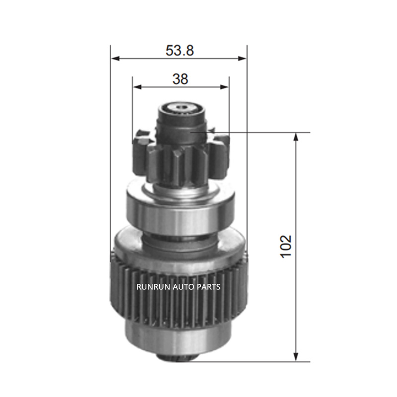 Engranaje de arranque del motor 10T Bendix para TOYOTA Avensis 28011-64010