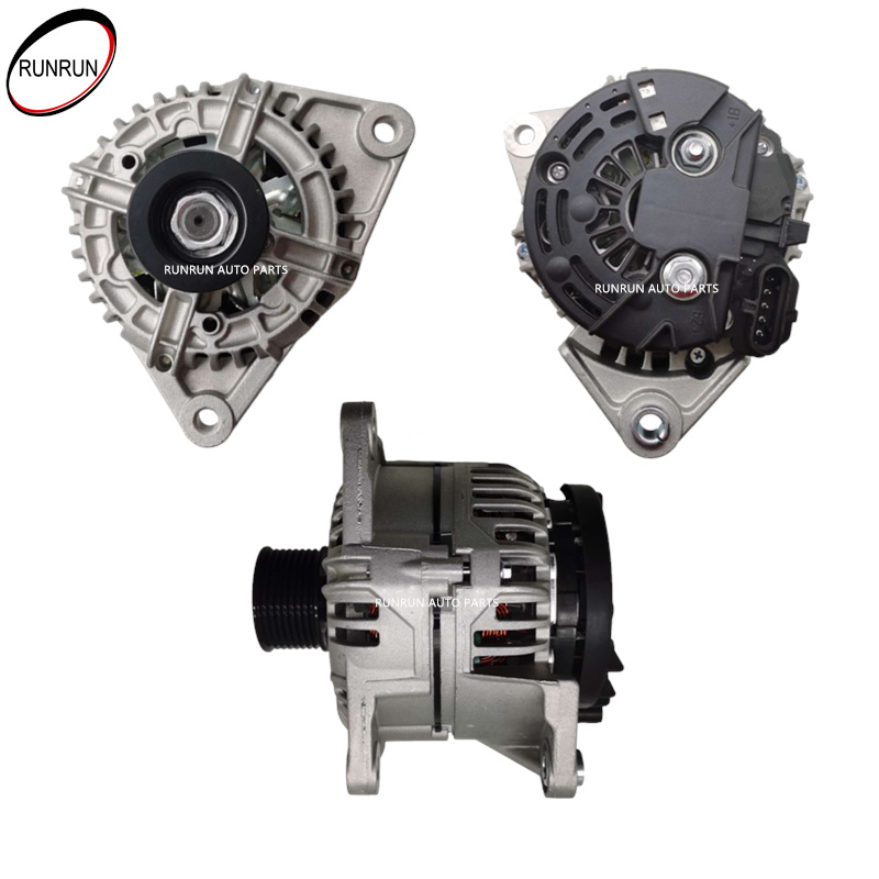 Alternador de excavadora 24V 70A para IVECO 100E NEW HOLLAND E175B 0124555005 0124555053 0986045160 12591N