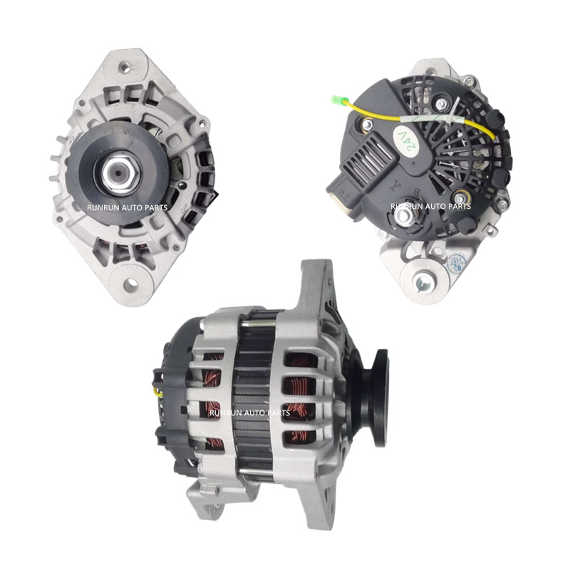 Alternador de excavadora 24V 60A para Valeo 4TNV98 129E2077200 129E2077201 E0002608843 2616028 600136
