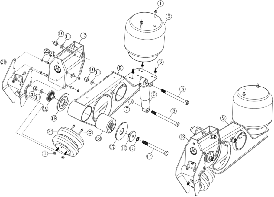 23 سرير منخفض معلق مع رفع ST203(HJG10A1A1-203R-DE)