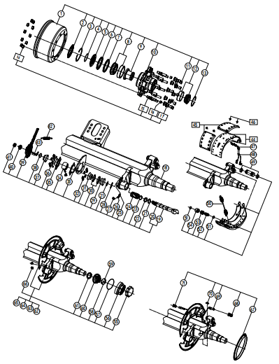 HJS10J21FW2040W020-1300 10T德式方轴.爆炸图