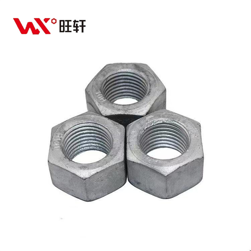 China Factory Hot galvanizing HDG Hex Nut Grade4.8 8.8 10.9