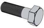 High Strength Grade Black Oxide Hex Bolts