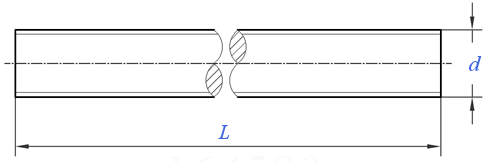 Hot dip galvanized high strength steel gradeHDG threaded rod